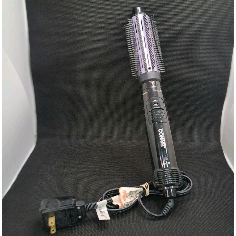Conair CD160PPCS Dual Voltage Curling Hot Hair Brush Travel Styling Curl Tool